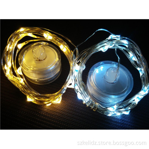 2017 Festival Mini Indoor Waterproof Battery Operated Copper Wire String Starry Light For Bottle Decoration